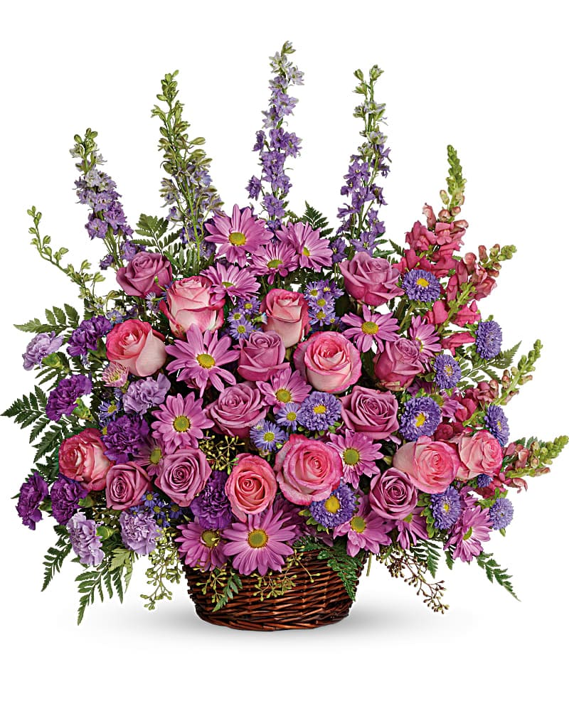 Gracious Lavender Basket - Karen's Floral Expressions