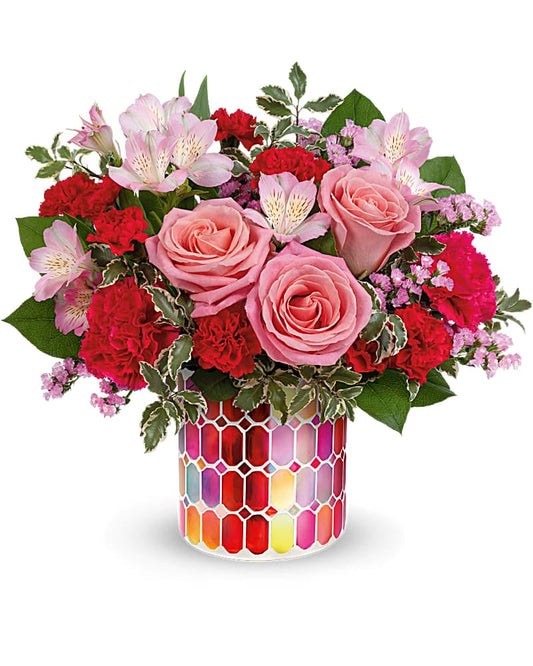 Love Charming Mosaic Bouquet - Karen's Floral Expressions