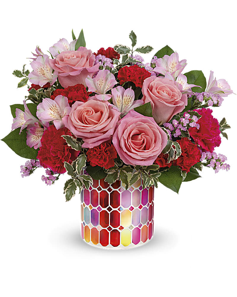 Love Charming Mosaic Bouquet - Karen's Floral Expressions