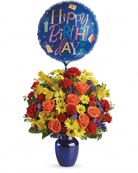 Fly Away Birthday Bouquet - Karen's Floral Expressions