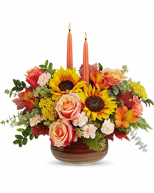 Fall's Harvest Centerpiece - Karen's Floral Expressions