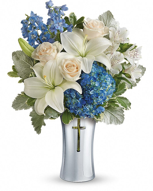 Skies Of Remembrance Bouquet - Karen's Floral Expressions