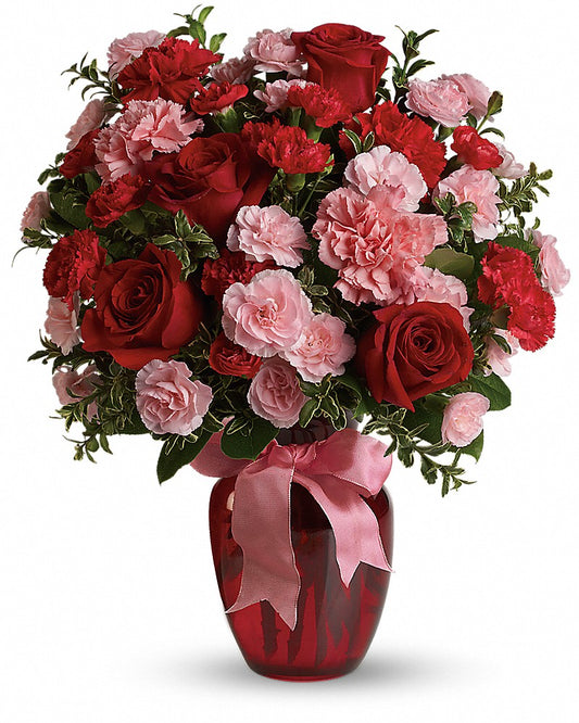 Dance with Me Bouquet with Red Roses - Karen's Floral Expressions