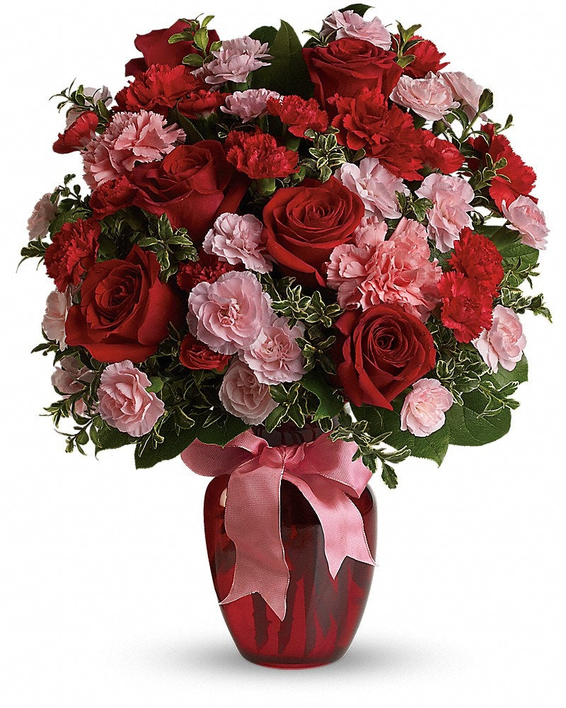 Dance with Me Bouquet with Red Roses - Karen's Floral Expressions