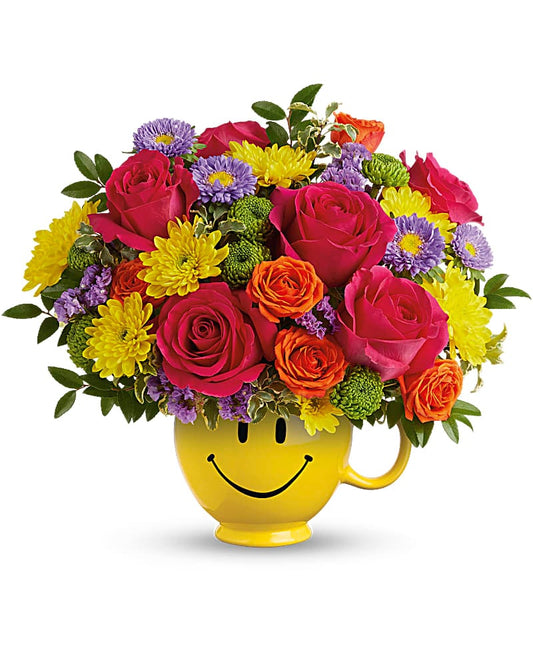 Choose Happy Bouquet - Karen's Floral Expressions