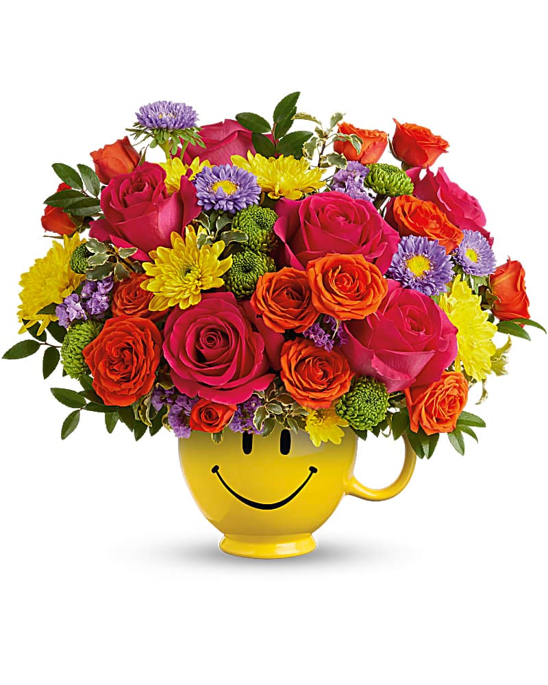 Choose Happy Bouquet - Karen's Floral Expressions