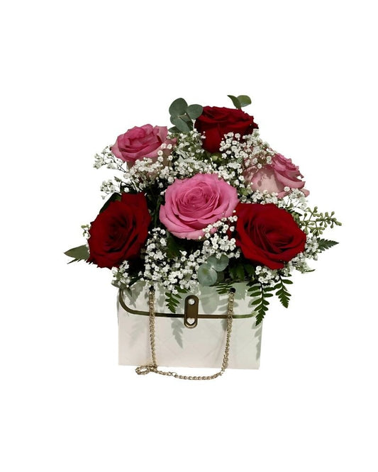 Blushing Bloom Bag - Karen's Floral Expressions