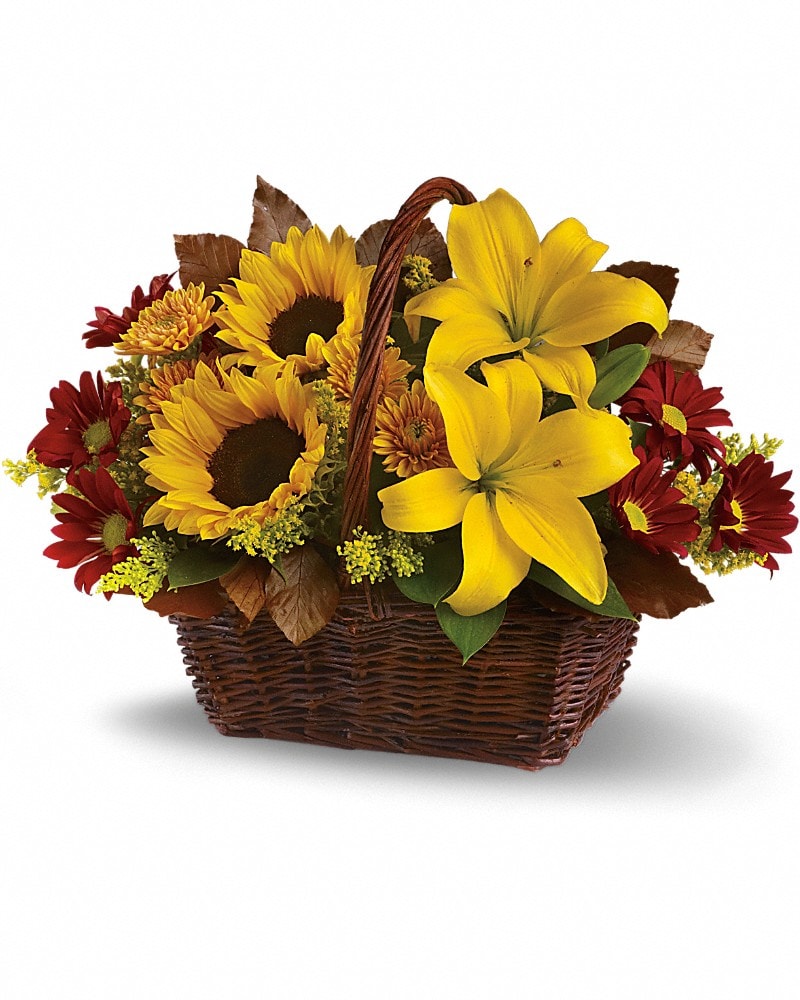 Golden Days Basket - Karen's Floral Expressions