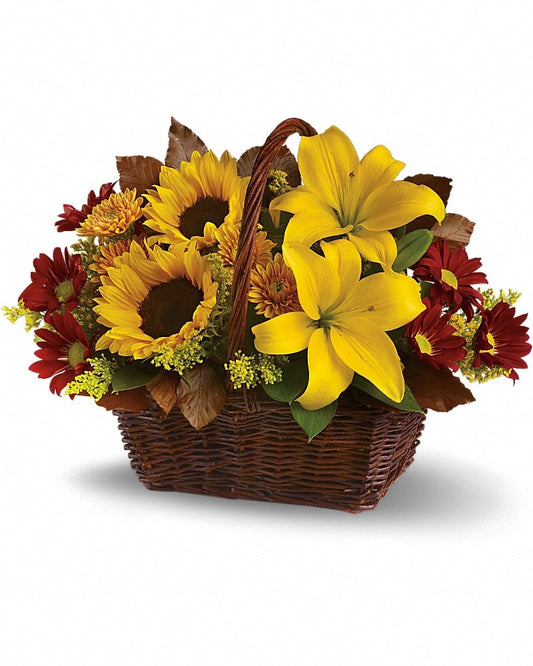 Golden Days Basket - Karen's Floral Expressions