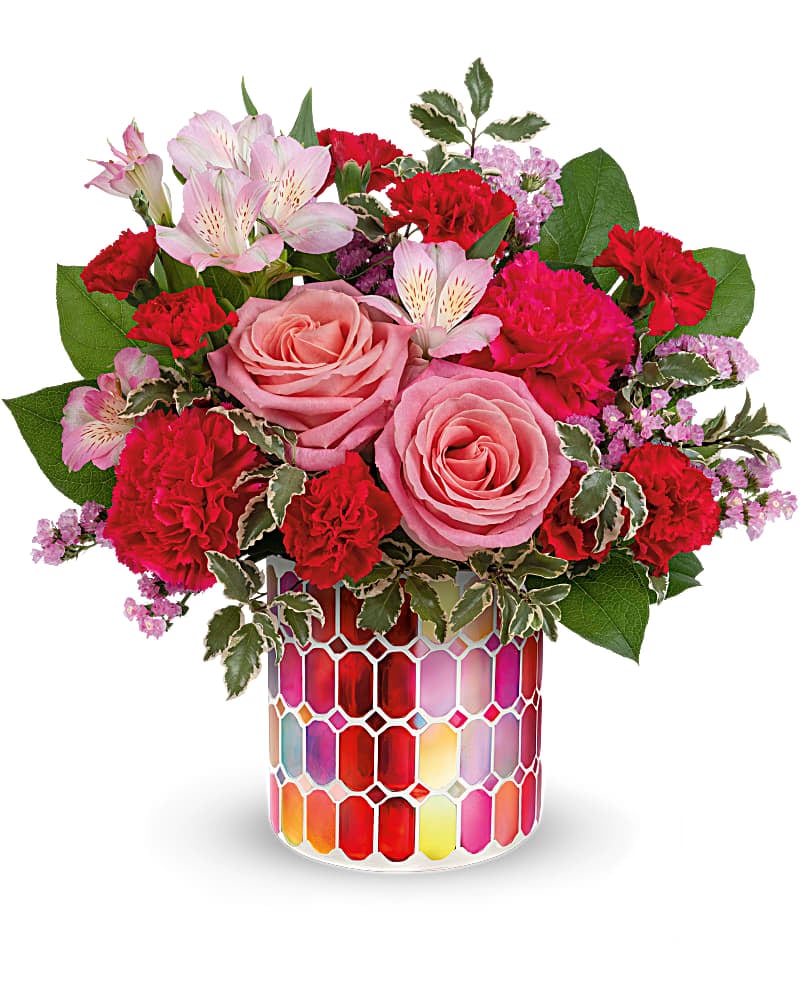Love Charming Mosaic Bouquet - Karen's Floral Expressions