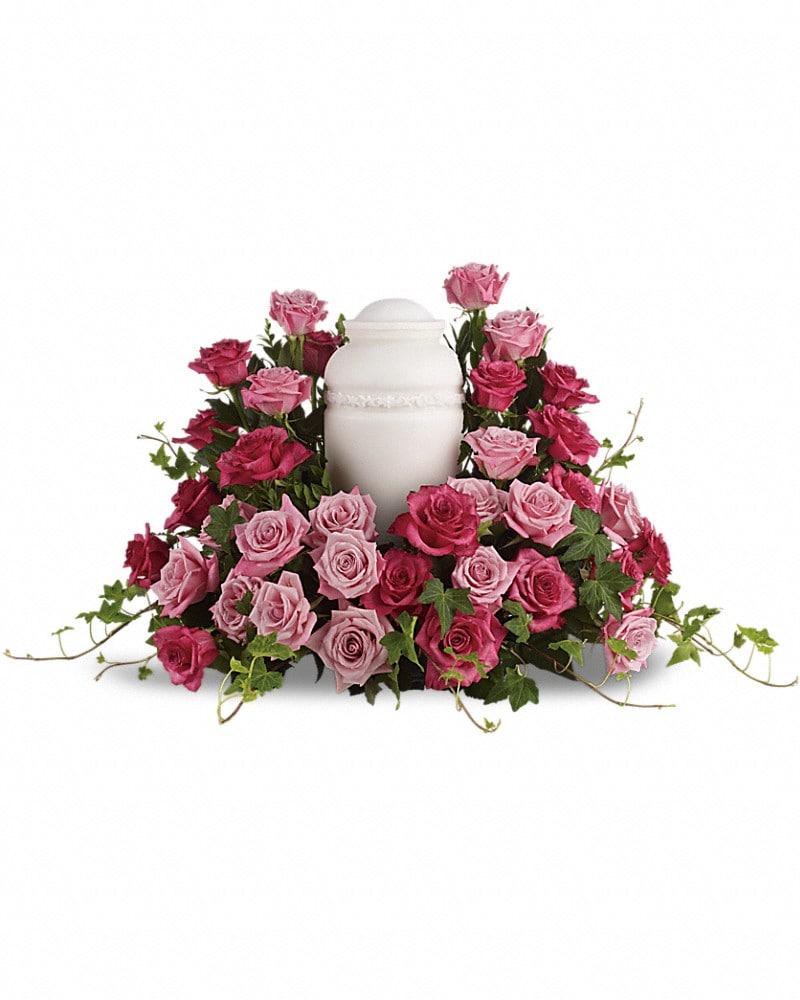 Bed of Pink Roses - Karen's Floral Expressions
