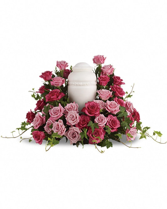 Bed of Pink Roses - Karen's Floral Expressions