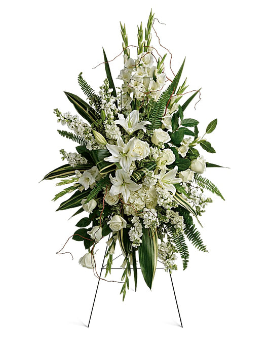 Heartfelt Sympathy Spray - Karen's Floral Expressions