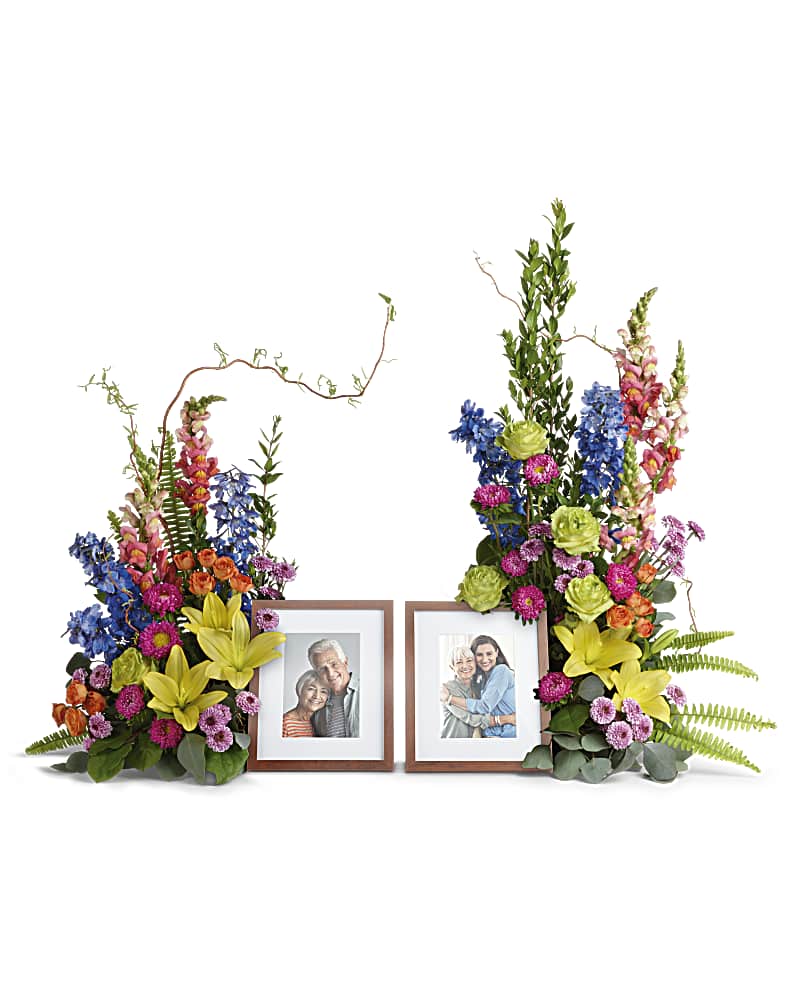 Loving Farewell Photo Tribute Bouquet - Karen's Floral Expressions