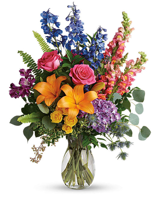 Colors Of The Rainbow Bouquet - Karen's Floral Expressions