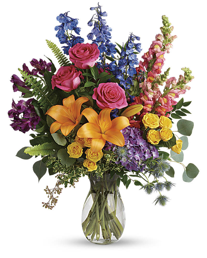 Colors Of The Rainbow Bouquet - Karen's Floral Expressions