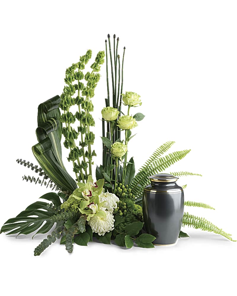 Tranquil Peace Cremation Tribute - Karen's Floral Expressions