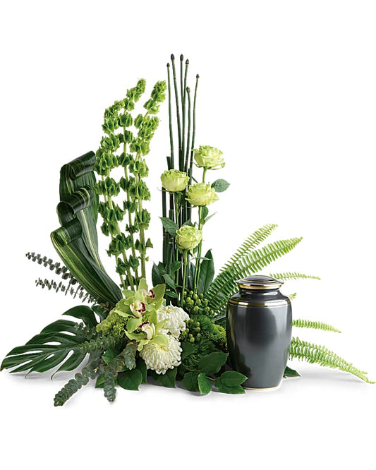 Tranquil Peace Cremation Tribute - Karen's Floral Expressions