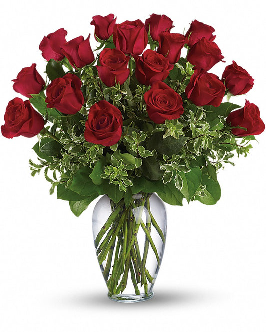 Pure Joy for Long Stemmed Red Roses - Karen's Floral Expressions