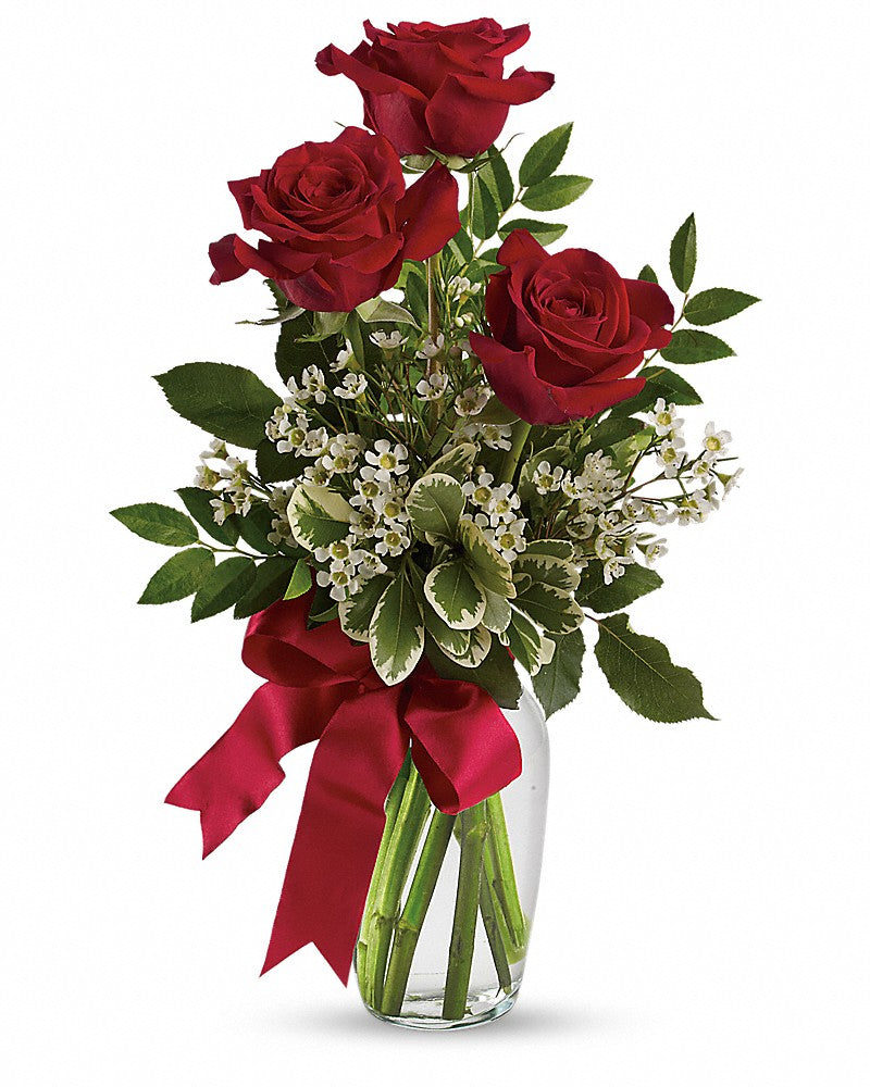 Thoughts of You Bouquet with Red Roses - Karen's Floral Expressions