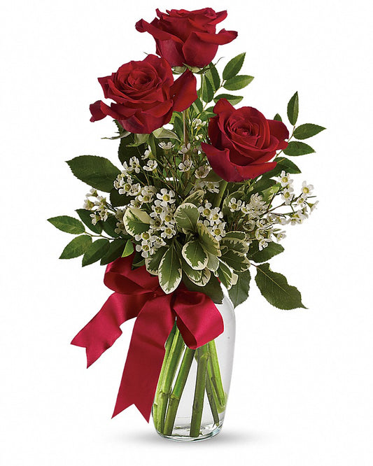 Thoughts of You Bouquet with Red Roses - Karen's Floral Expressions