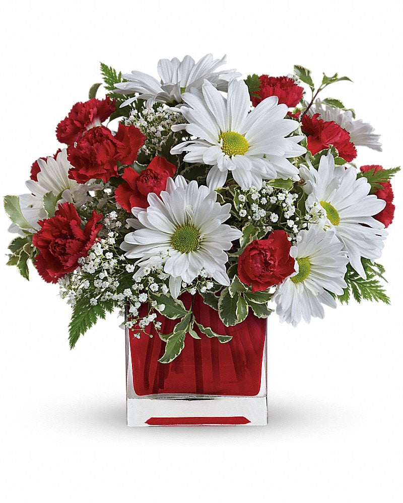Red And White Delight - Karen's Floral Expressions
