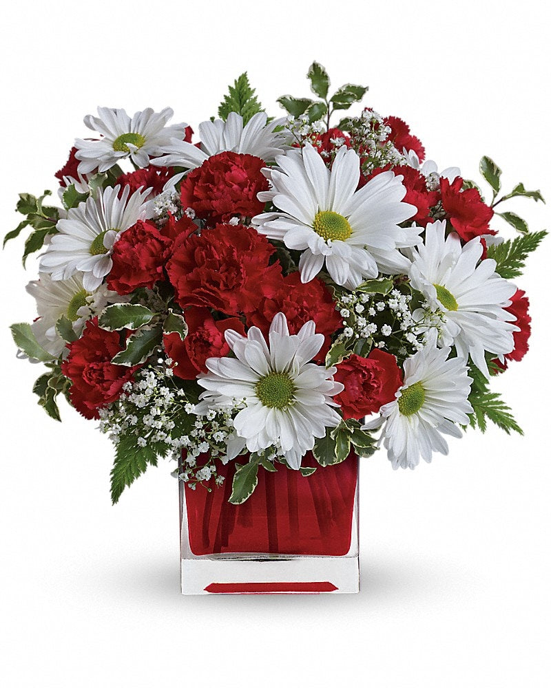 Red And White Delight - Karen's Floral Expressions