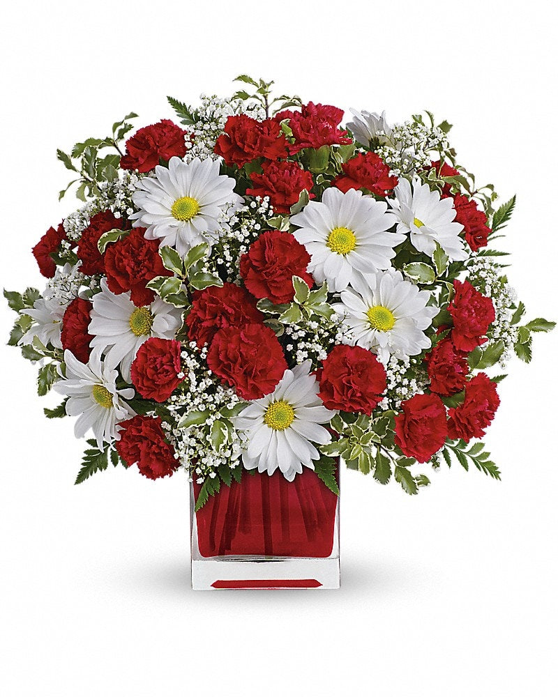 Red And White Delight - Karen's Floral Expressions