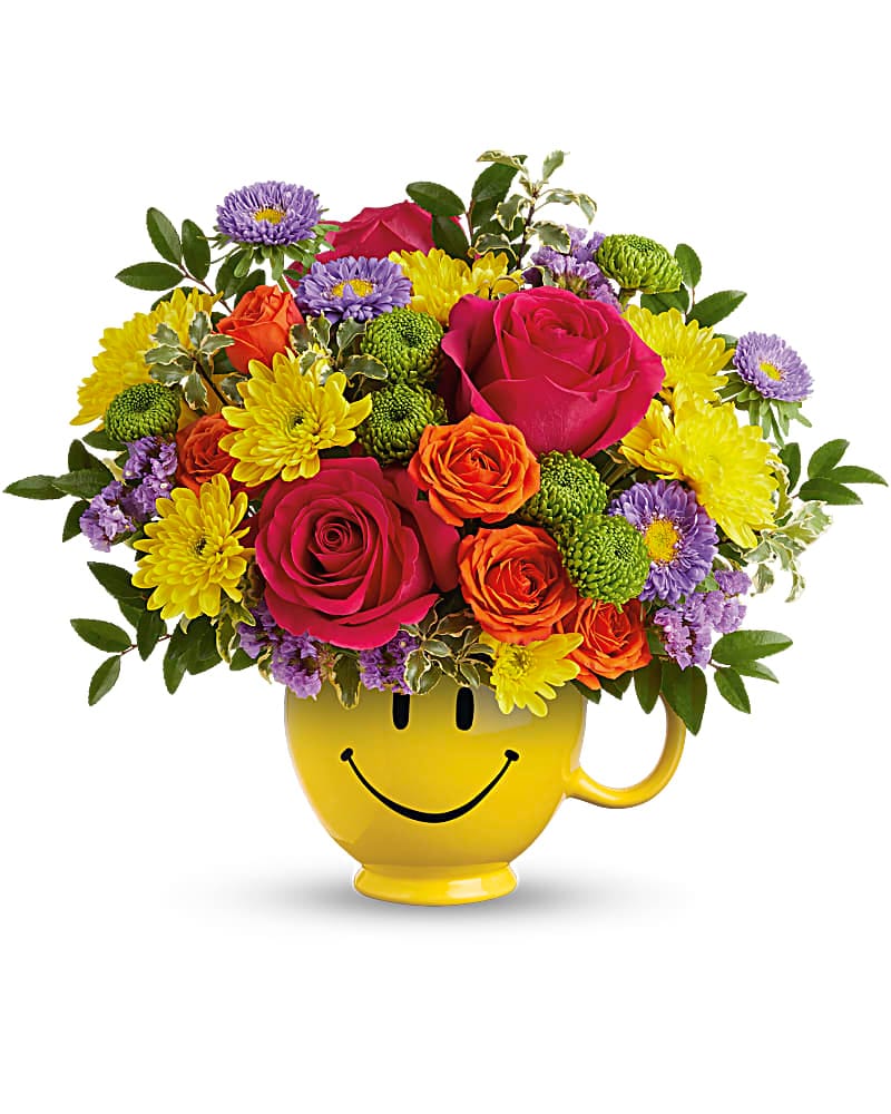 Choose Happy Bouquet - Karen's Floral Expressions