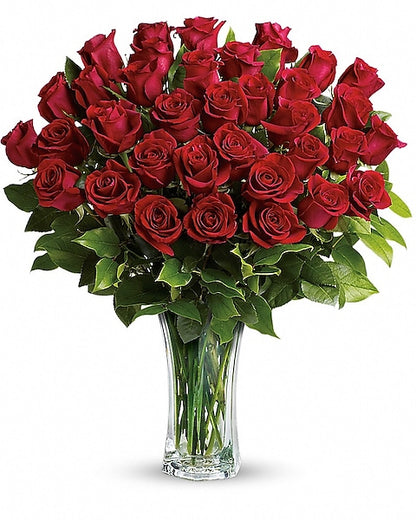 Love and Devotion - Long Stemmed Red Roses