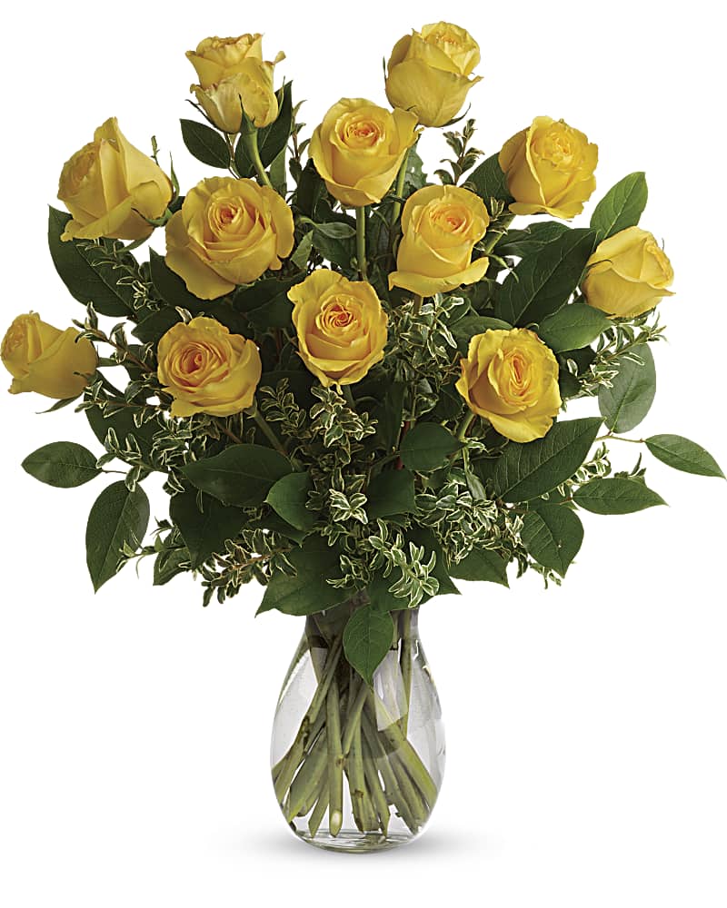 Pure Joy Of Yellow Roses - Karen's Floral Expressions