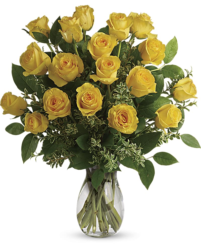 Pure Joy Of Yellow Roses - Karen's Floral Expressions