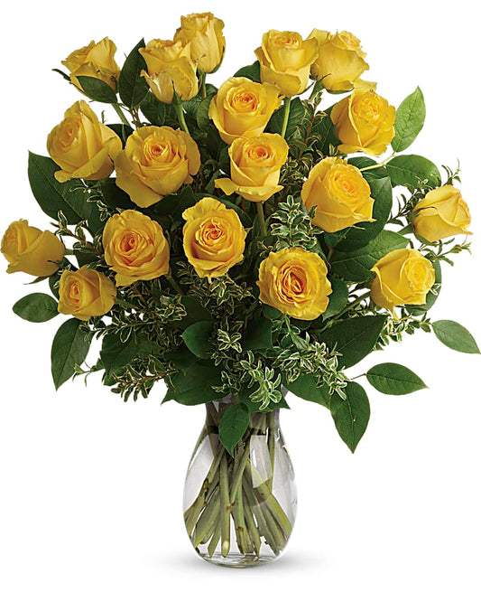 Pure Joy Of Yellow Roses - Karen's Floral Expressions