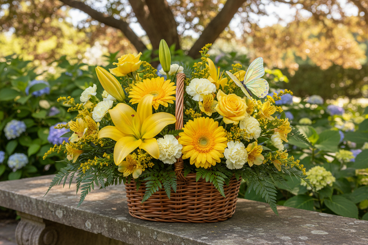 Basket Full of Wishes – Natural Setting