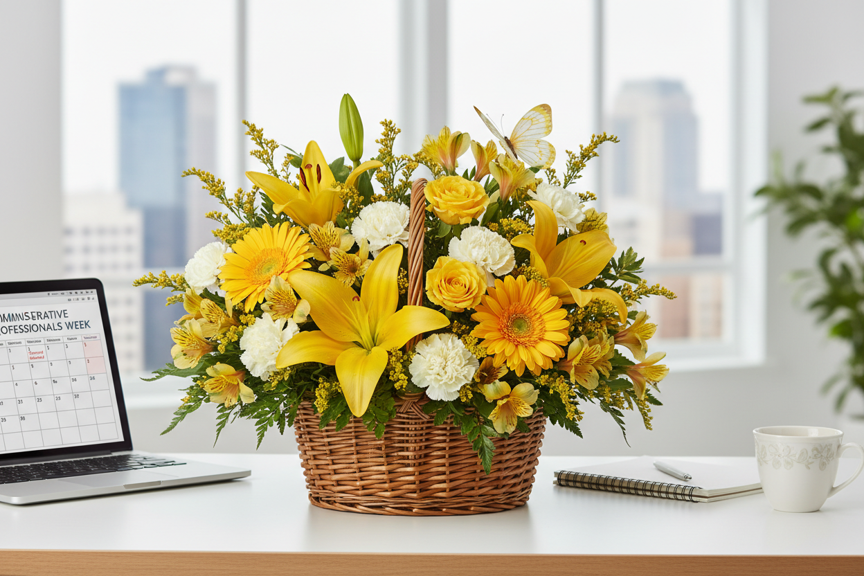 Basket Full of Wishes – Office Setting