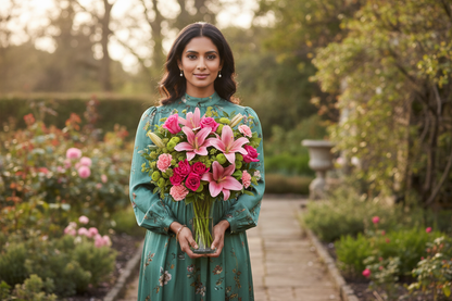 Dressed To Impress Bouquet – Person Holding Outdoor