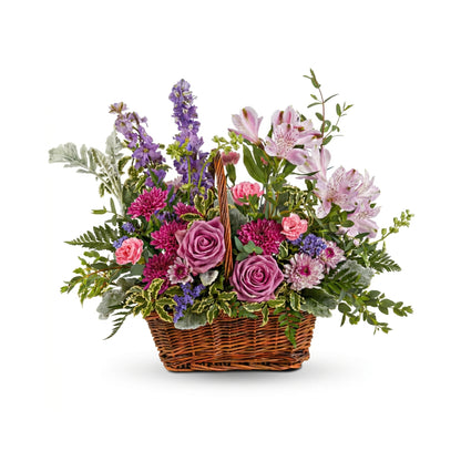 Lavender Meadow Basket