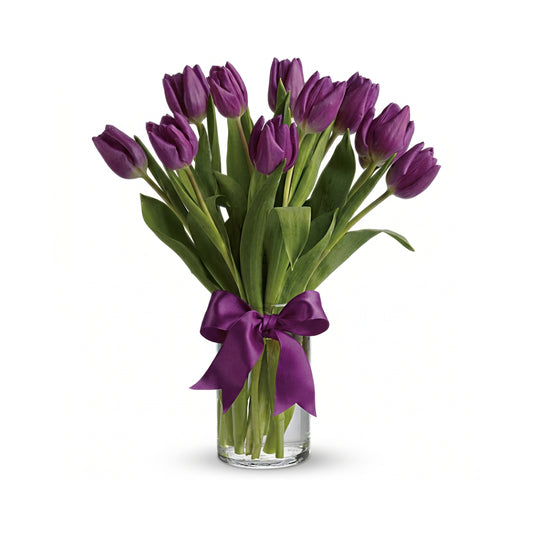 Passionate Purple Tulips