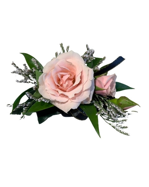Light Pink Roses Wrist Corsage DaddyDaughter Dance