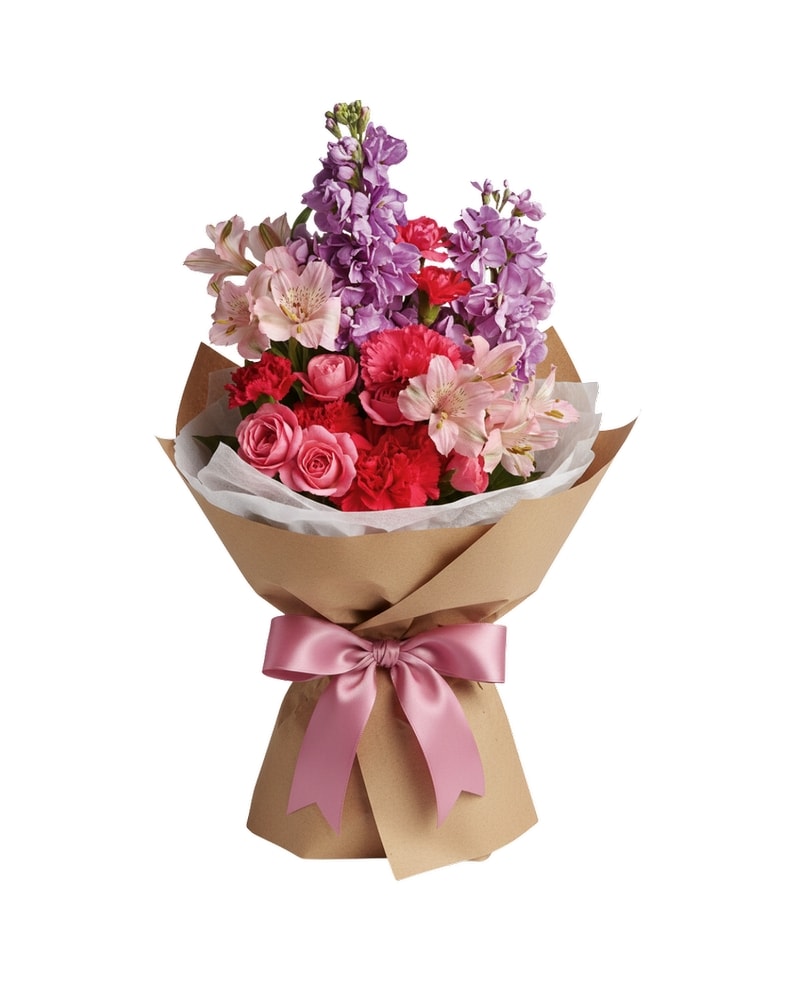Jumping for Joy Wrapped Bouquet - Karen's Floral Expressions