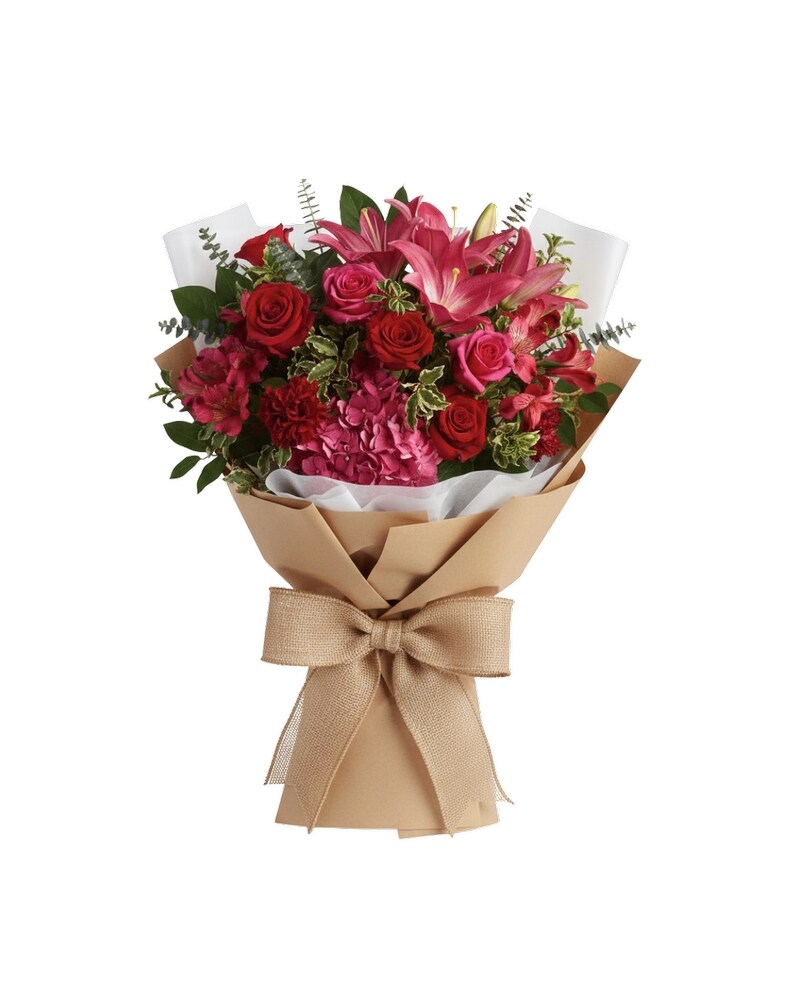 Love Struck Wrapped Bouquet - Karen's Floral Expressions