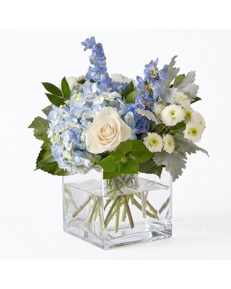 Blue & White Skies Bouquet - Karen's Floral Expressions