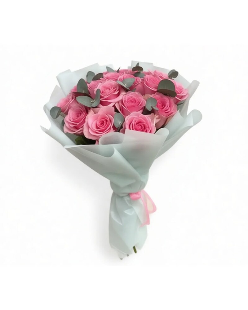 Pink Roses Wrap Bundle - Karen's Floral Expressions