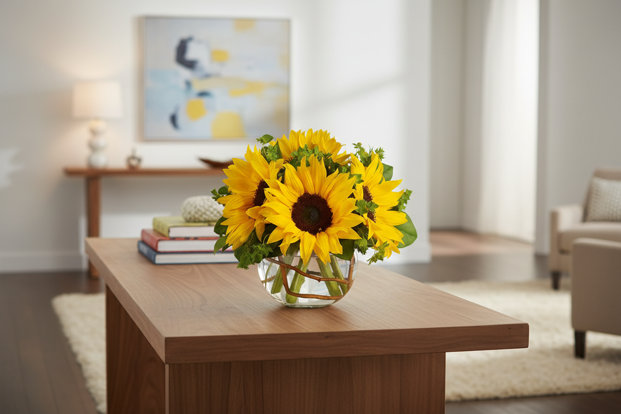 Sunny Sunflowers – Interior Setting