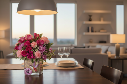 Sweet Hummingbird Bouquet – Interior Setting