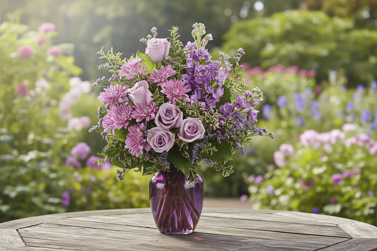 Together At Twilight Bouquet – Natural Setting